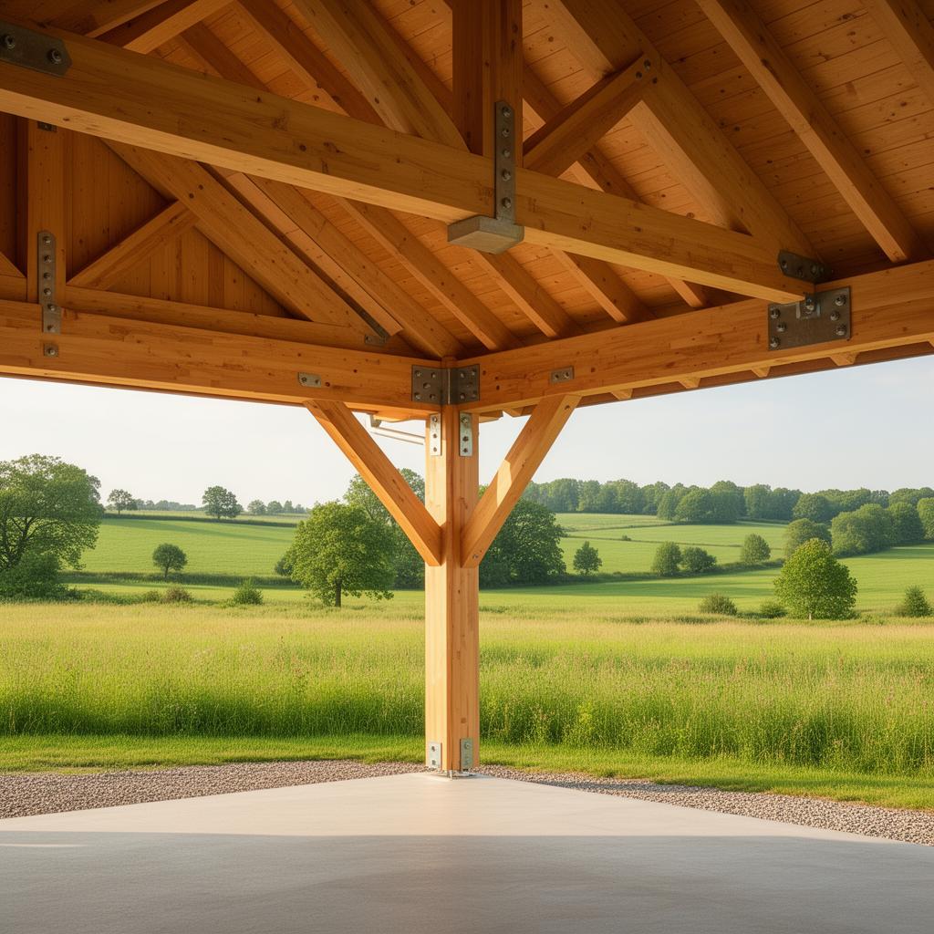 Timber Frame Carport — Mono, ON